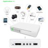 SKE 432P mini UPS for Router, ONU, Camera - 25 Watt 5v 9v 12v & PoE support 15/24v
